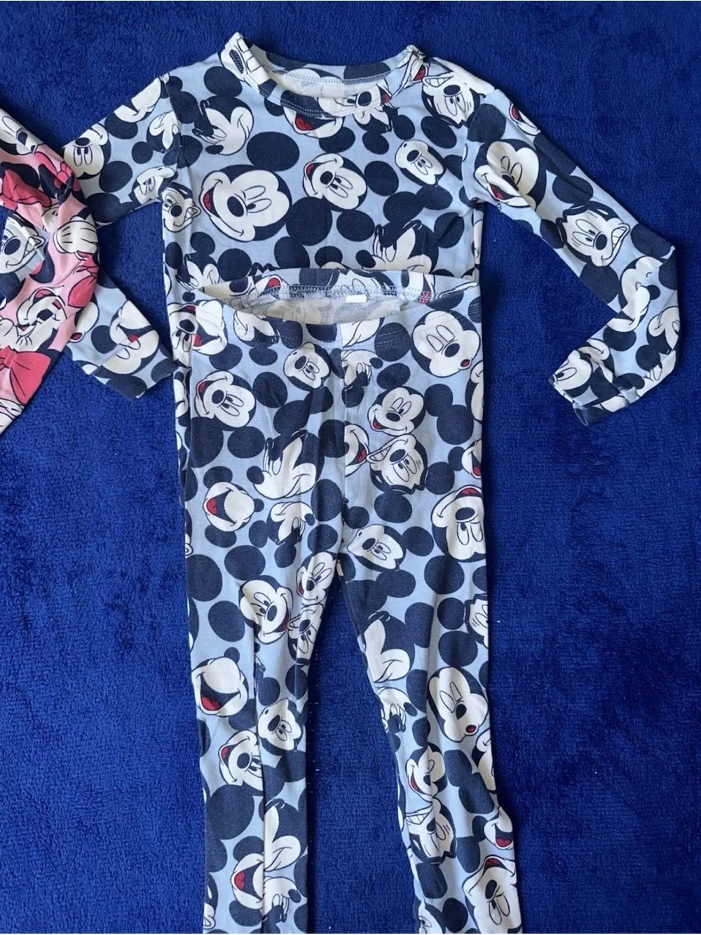 Gap Disney Girls Lot of 2 Two Piece PJ Pajama Set Size 5T Mickey Minnie Mouse